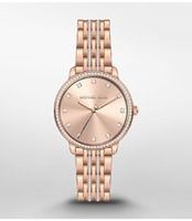 Horlogeband Michael Kors MK4369 Roestvrij staal (RVS) Rosé 16mm - thumbnail