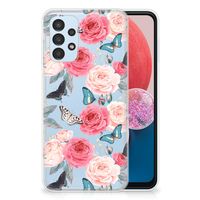 Samsung Galaxy A13 4G TPU Case Butterfly Roses - thumbnail