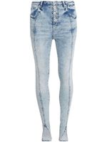 Karl Lagerfeld Jeans jean taille-haute à coupe skinny - Bleu - thumbnail