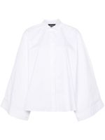 Emporio Armani chemise en coton à col pointu - Blanc