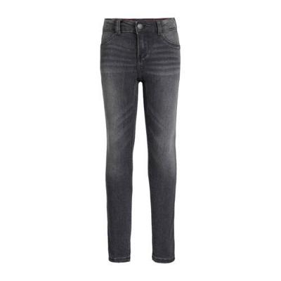 WE Fashion Blue Ridge super skinny jeans Yfke grijs