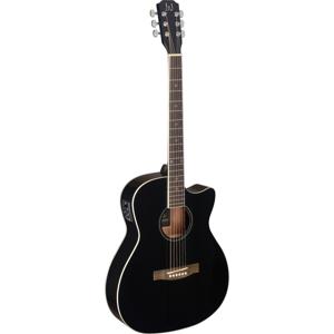 J.N Guitars Bessie BES-ACE Black elektrisch-akoestische westerngitaar