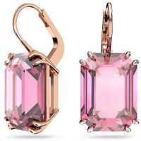 Swarovski 5619502 Oorhangers Millenia Octagon rosekleurig-roze 10 x 22 mm