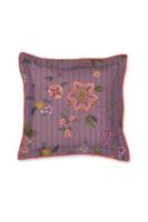 Pip Studio Pip Studio Flores Bailando vierkant sierkussen Paars 45x45 cm