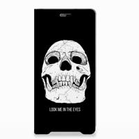 Mobiel BookCase Sony Xperia XZ3 Skull Eyes