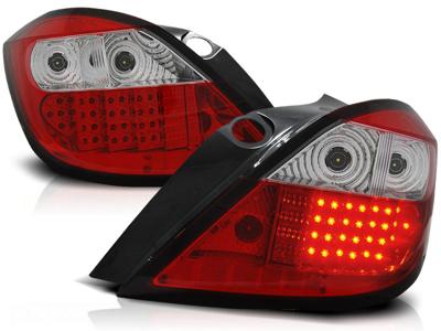 Tuning-Tec Achterlichten OPEL ASTRA H 03 04-09 ROOD HELDER LED
