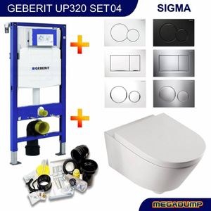 Geberit Up320 Toiletset 04 Aqua Splash Metro Met Bril En Drukplaat