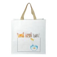 SHOPPINGBAG KIEKEBOE KAT ASSORTI 40X14X40 CM - thumbnail