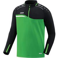 JAKO Heren Ziptop Competition 2.0, zacht groen/zwart, L, 8618