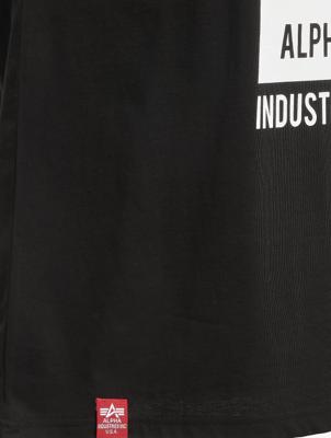 Alpha Industries / t-shirt Block Logo T in zwart Alpha Industries / t-shirt Block Logo T in zwart