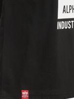 Alpha Industries / t-shirt Block Logo T in zwart