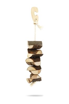 Beeztees Trunky - Vogelspeelgoed - Hout - 26 Cm