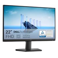 Dell 22 Monitor - SE2225HM, Full HD (1920x1080), 100Hz, VA, 5ms, VESA (100x100mm), HDMI, VGA, 3 Jaar Garantie, Zwart