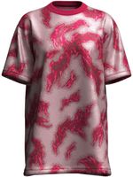 Margherita MACCAPANI t-shirt à imprimé en jacquard - Rouge - thumbnail