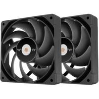 Thermaltake TOUGHFAN 12 Pro Computer behuizing Ventilator 12 cm Zwart 2 stuk(s) - thumbnail