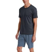 Calida Relax Imprint 2 V Neck Short Pyjama