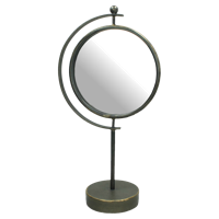 Wants&Needs Accessoires Spiegel Metaal Grijs 22.5 X 12.5 X 44