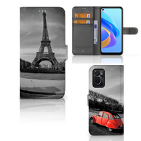 OPPO A76 | A96 Flip Cover Eiffeltoren - thumbnail