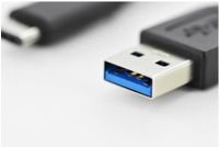 ASSMANN Electronic 1m USB 3.1 C - A USB-kabel USB 3.2 Gen 2 (3.1 Gen 2) USB C USB A Zwart - thumbnail