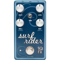 SolidGoldFX Surf Rider IV Modulated Spring Reverb effectpedaal met drie reverb tank-emulaties