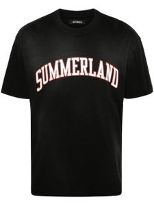 Nahmias t-shirt Summerland Collegiate en coton - Noir