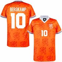 Holland Retro Voetbalshirt WK 1994 + Bergkamp 10 - thumbnail