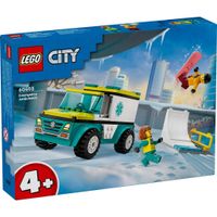 Lego City 60403 Ambulance en Snowboarder - thumbnail