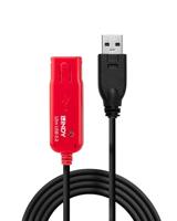 Lindy 42782 USB-kabel 12 m USB 2.0 USB A Zwart
