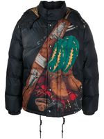 Polo Ralph Lauren veste matelassée Boulder à imprimé graphique - Noir