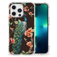 Apple iPhone 13 Pro Case Anti-shock Pauw met Bloemen - thumbnail