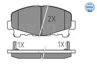 Remblokkenset, schijfrem 0252476616 - thumbnail