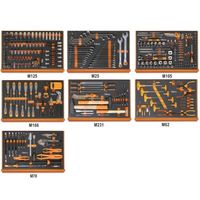 Beta 5988H/7M Assortiment van 333 gereedschappen voor autoherstel in voorgevormde EVA foam inlegbakken - 059881087 059881087 - thumbnail