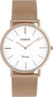 OOZOO Timepieces Horloge Vintage Rosé/Wit | C9918