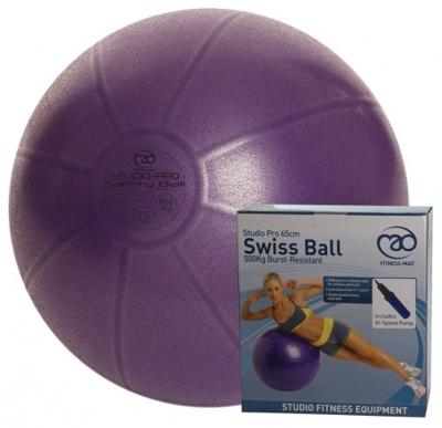 Fitness-Mad fitnessbal 75 cm PVC paars Fitness-Mad fitnessbal 75 cm PVC paars