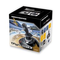 Thrustmaster T.Flight Stick X Zwart, Rood, Zilver USB Joystick Analoog PC, Playstation 3 - thumbnail