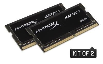 Impact HX429S17IBK2/64 - Geheugen - DDR4 (SO-DIMM) - 64 GB: 2 x 32 GB - 260-PIN - 2933 MHz / PC4-23400 - CL17