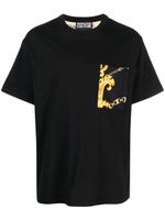 Versace Jeans Couture t-shirt en coton à motif baroque - Noir - thumbnail