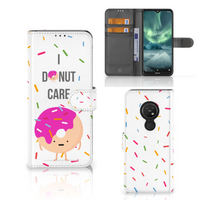 Nokia 7.2 | Nokia 6.2 Book Cover Donut Roze