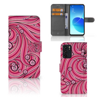 OPPO Reno6 5G Hoesje Swirl Pink - thumbnail