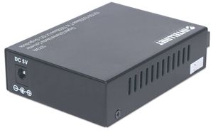 Intellinet 507349 netwerk media converter 1000 Mbit/s 1310 nm Single-mode Zwart