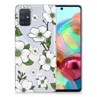 Samsung Galaxy A71 TPU Case Dogwood Flowers