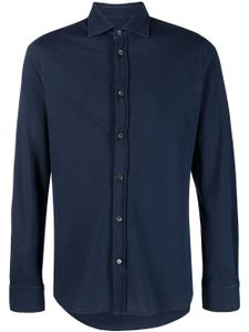 Circolo 1901 chemise en coton à manches longues - Bleu