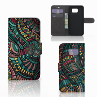 Samsung Galaxy S6 Edge Telefoon Hoesje Aztec
