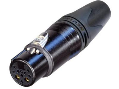 Neutrik NC10FXX-14-B XLR-connector Koppeling, recht Aantal polen: 10 Zwart 1 stuk(s) Neutrik NC10FXX-14-B XLR-connector Koppeling, recht Aantal polen: 10 Zwart 1 stuk(s)