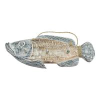 Houten Kapstok Vis 3 Haken (50 x 30 cm)