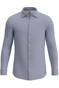 Desoto Slim Fit Jersey shirt blauw/rood, Motief