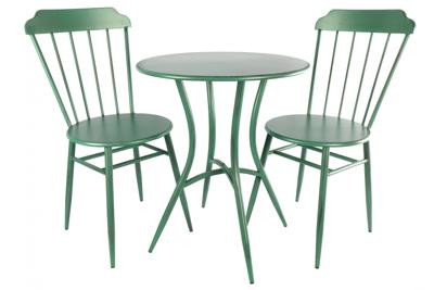 Countryfield tuinset Florus 59 x 86 cm hout groen 3-delig Countryfield tuinset Florus 59 x 86 cm hout groen 3-delig