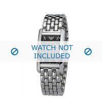 Armani horlogeband AR-0115 Staal Zilver 14mm - thumbnail