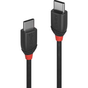 LINDY USB-kabel USB 3.2 Gen2x2 USB-C stekker, USB-C stekker 0.50 m Zwart Stekker past op beide manieren 36905