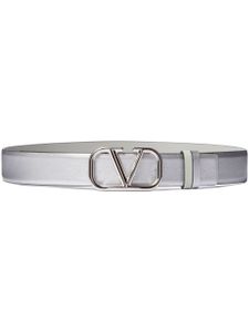 Valentino Garavani ceinture VLogo Signature 30mm à design réversible - Argent